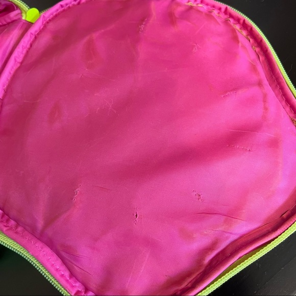 POLLYPOCKET VINTAGE LUNCH BAG PINK/GREEN HAS SMALL FLAWS - Picture 9 of 11